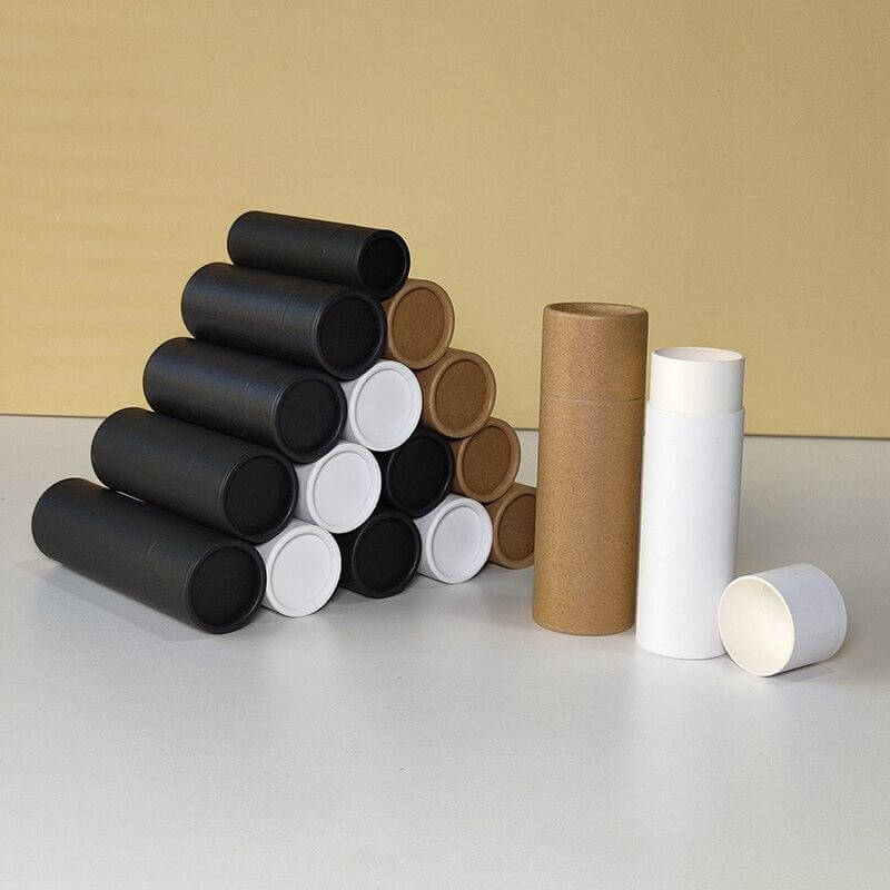 Free Sample 0.3 OZ Cardboard Lip Balm Tube - Esytube Tube Packaging